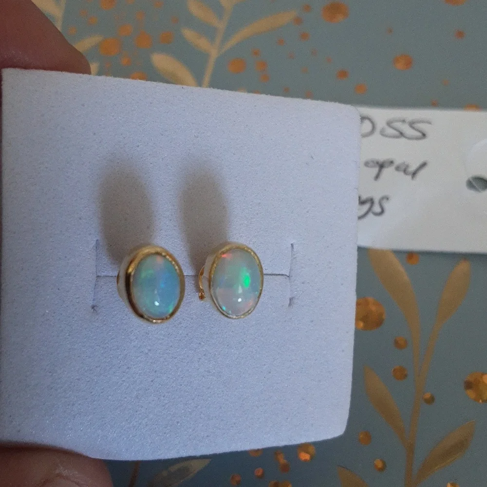 COPY - Welo opal earrings - Picture 2 of 7
